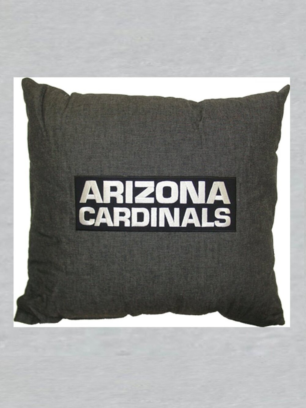 Arizona Cardinals Denim Throw Pillow Measures 14 x 14 inches